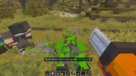 Cutting zombie with a Chainsaw
