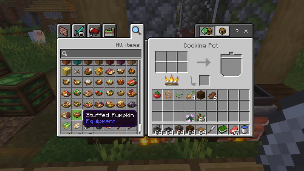 Cooking pot interface