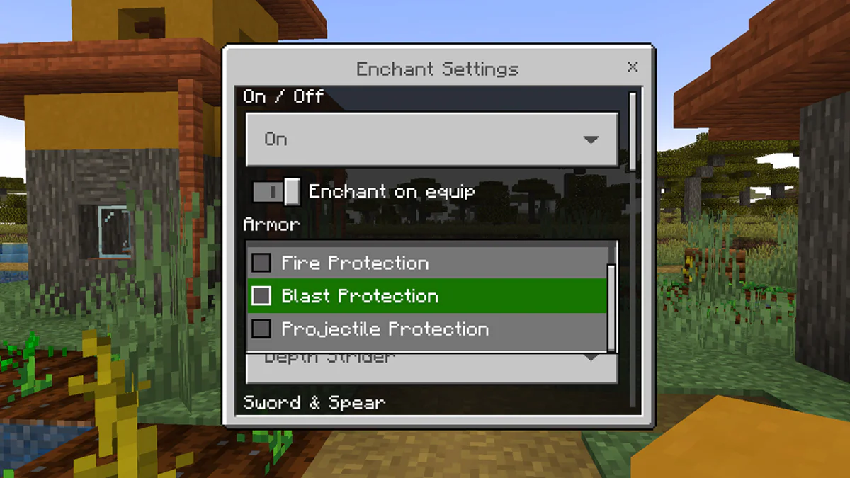 Enchant Settings