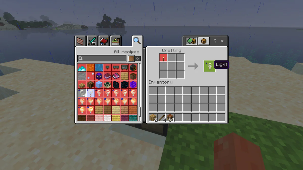 Crafting Light Block