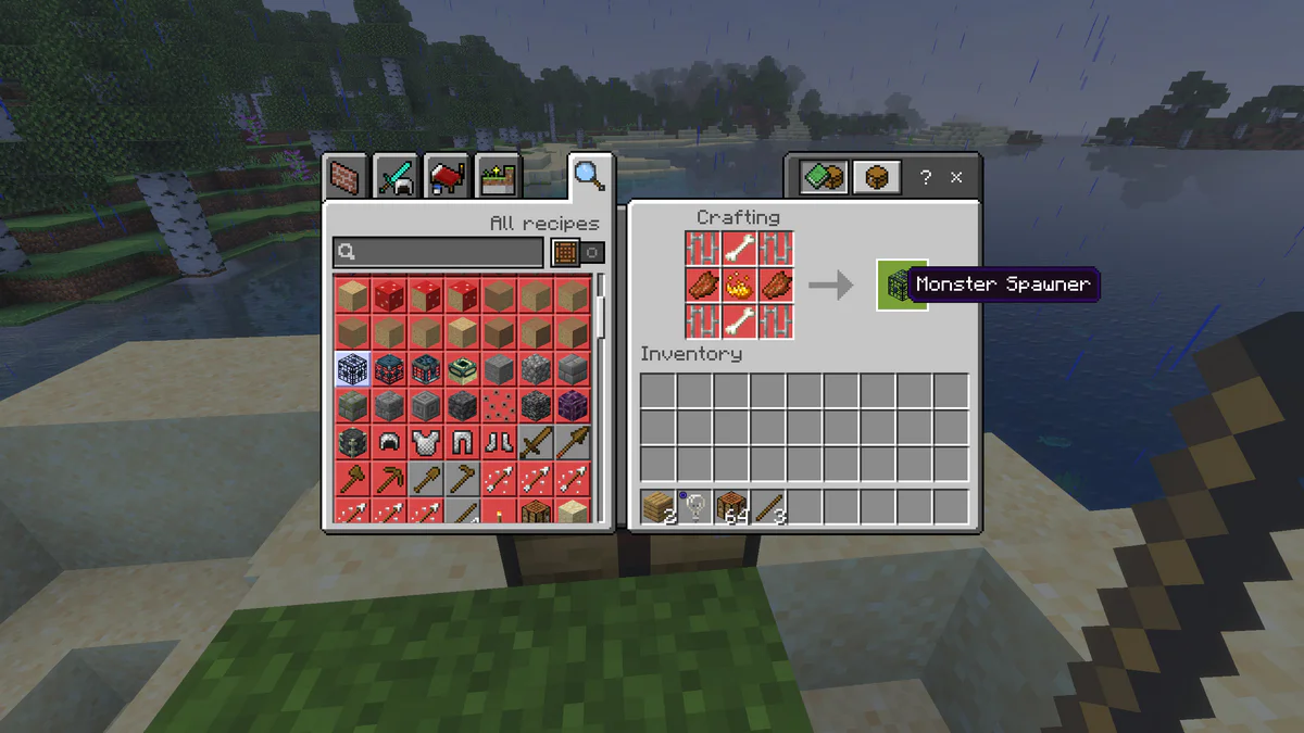 Crafting a Spawner